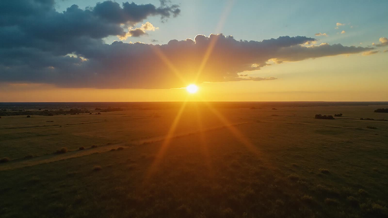 Aerial drone photo of a Texas property for real estate marketing